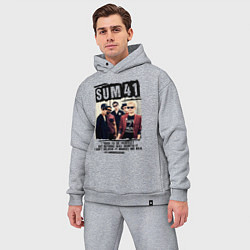 Мужской костюм оверсайз SUM 41 PIECES, цвет: меланж — фото 2