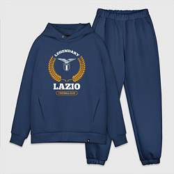 Мужской костюм оверсайз Лого Lazio и надпись Legendary Football Club