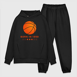 Мужской костюм оверсайз Баскетболист 1990 года, цвет: черный