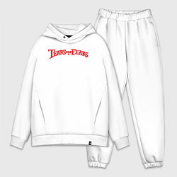 Мужской костюм оверсайз Tears for fears, цвет: белый