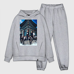 Мужской костюм оверсайз Stray Kids Thunderous, цвет: меланж