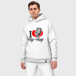 Мужской костюм оверсайз Love Hip Hop, цвет: белый — фото 2