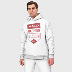 Мужской костюм оверсайз Red machine Russia, цвет: белый — фото 2