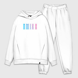 Мужской костюм оверсайз Nmixx kpop группа, цвет: белый