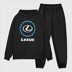 Мужской костюм оверсайз Lexus в стиле Top Gear, цвет: черный
