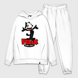 Мужской костюм оверсайз Felix the cat, цвет: белый