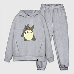 Мужской костюм оверсайз Hello Totoro, цвет: меланж