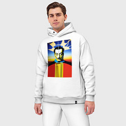 Мужской костюм оверсайз Salvador Dali: Fantasy Art, цвет: белый — фото 2