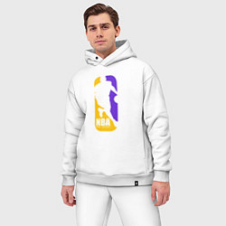 Мужской костюм оверсайз NBA Kobe Bryant, цвет: белый — фото 2