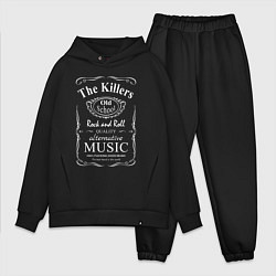 Мужской костюм оверсайз The Killers в стиле Jack Daniels, цвет: черный