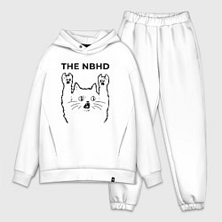 Мужской костюм оверсайз The Neighbourhood - rock cat, цвет: белый