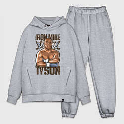 Мужской костюм оверсайз Iron Mike Tyson Железный Майк Тайсон, цвет: меланж
