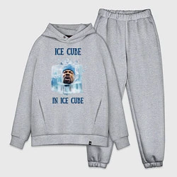 Мужской костюм оверсайз Ice Cube in ice cube, цвет: меланж