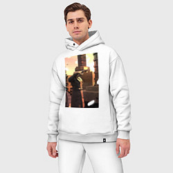 Мужской костюм оверсайз Cameraman, цвет: белый — фото 2