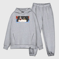 Мужской костюм оверсайз Глаза Куруми, цвет: меланж