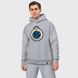 Мужской костюм оверсайз Brugge fc sport, цвет: меланж — фото 2