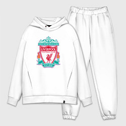 Мужской костюм оверсайз Liverpool fc sport collection, цвет: белый