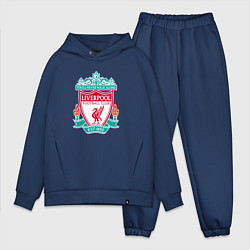 Мужской костюм оверсайз Liverpool fc sport collection, цвет: тёмно-синий