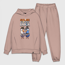 Мужской костюм оверсайз Гусь гусь утка - игра