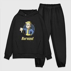 Мужской костюм оверсайз Burnout - vault boy, цвет: черный