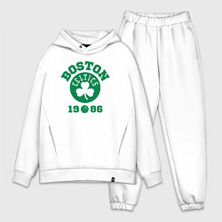 Мужской костюм оверсайз Boston Celtics 1986, цвет: белый