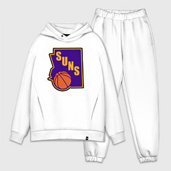 Мужской костюм оверсайз Suns ball, цвет: белый