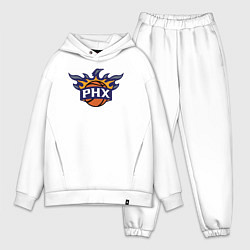 Мужской костюм оверсайз Phoenix Suns fire, цвет: белый