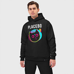 Мужской костюм оверсайз Placebo rock star cat, цвет: черный — фото 2