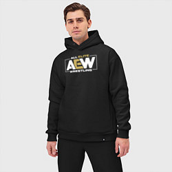 Мужской костюм оверсайз All Elite Wrestling AEW, цвет: черный — фото 2
