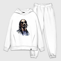 Мужской костюм оверсайз Snoop dog, цвет: белый