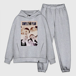 Мужской костюм оверсайз Simple plan - all, цвет: меланж