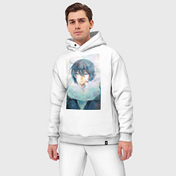 Мужской костюм оверсайз Ванитас, цвет: белый — фото 2