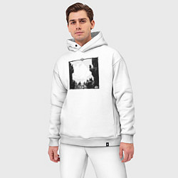 Мужской костюм оверсайз Храбрый дух, цвет: белый — фото 2