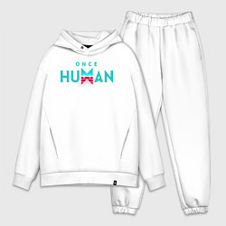 Мужской костюм оверсайз Once human logo