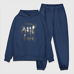 Мужской костюм оверсайз Tardis grey, цвет: тёмно-синий