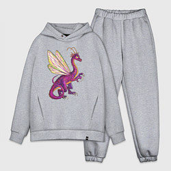 Мужской костюм оверсайз HOMM3 Faerie Dragon, цвет: меланж