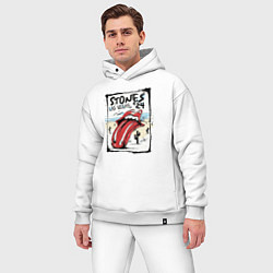 Мужской костюм оверсайз The Rolling Stones Las Vegas, цвет: белый — фото 2