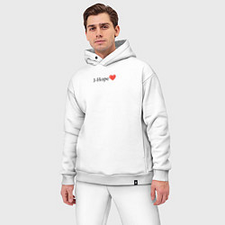 Мужской костюм оверсайз BTS - J-hope, цвет: белый — фото 2