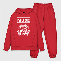 Мужской костюм оверсайз Muse rock dog, цвет: красный