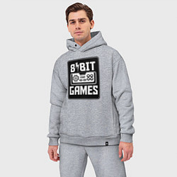 Мужской костюм оверсайз Игры 8 бит, цвет: меланж — фото 2