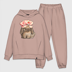 Мужской костюм оверсайз Кролик в шапке