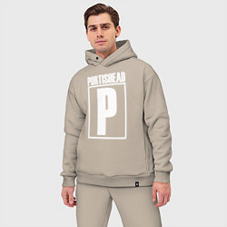 Мужской костюм оверсайз Portishead, цвет: миндальный — фото 2