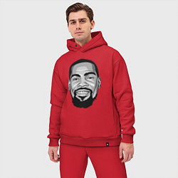 Мужской костюм оверсайз Кевин Дюрант, цвет: красный — фото 2