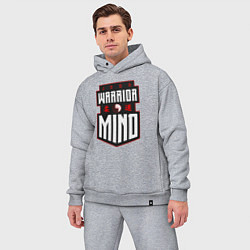 Мужской костюм оверсайз Дзюдо - разум воина, цвет: меланж — фото 2