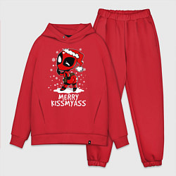 Мужской костюм оверсайз Deadpool - merry kiss my ass