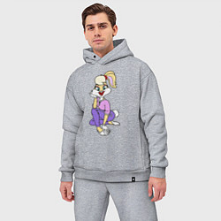 Мужской костюм оверсайз Lola Bunny, цвет: меланж — фото 2