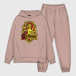 Мужской костюм оверсайз Hogwarts - gryffindor logo