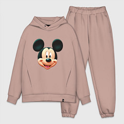 Мужской костюм оверсайз Mickey mouse head, цвет: пыльно-розовый