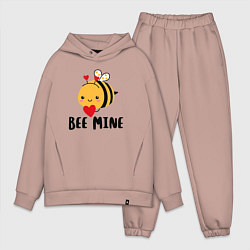 Мужской костюм оверсайз Будь моим, цвет: пыльно-розовый