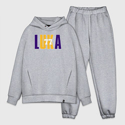 Мужской костюм оверсайз Lakers Luka, цвет: меланж